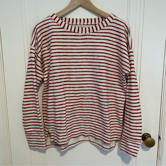 Madewell Sweaters - Madewell Striped Knit Sweater Red and White Candy Cane Holiday‎